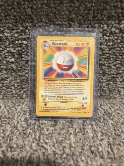 Pokemon Tcg Electrode [Shadowless] #21 Pokemon Base Set - Image 1