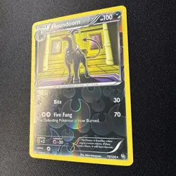 Houndoom 75/124 Dragons Exalted Reverse Holo NM Pokemon - Image 2