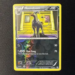 Houndoom 75/124 Dragons Exalted Reverse Holo NM Pokemon - Image 4