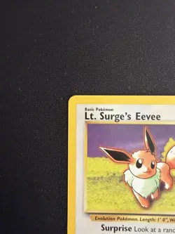 Pokemon TCG Lt. Surge's Eevee Gym Challenge 51/132 Uncommon Unlimited - NM - Image 3