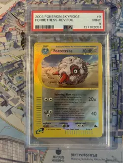 2003 Pokemon Skyridge Forretress Reverse Holo #9 PSA 9 🔥 Mint🔥 Cert# 127182051 - Image 1