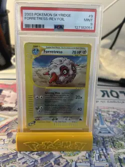 2003 Pokemon Skyridge Forretress Reverse Holo #9 PSA 9 🔥 Mint🔥 Cert# 127182051 - Image 3