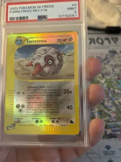 2003 Pokemon Skyridge Forretress Reverse Holo #9 PSA 9 🔥 Mint🔥 Cert# 127182051 - Image 4