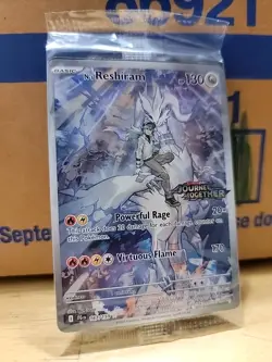 Pokemon TCG Sealed Journey Together Stamped Promo N'S RESHIRAM #167/159 - Image 1