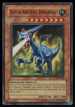 Super-Ancient Dinobeast LODT-EN088 Ultra Rare Unlimited Yu-Gi-Oh - Image 1