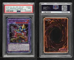 XYZ-Dragon Cannon Ultra Rare 1st Ed. YuGiOh Legendary Collection Kaiba PSA 9 - Image 3
