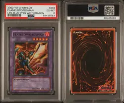 2002 Legends Of The Blue Eyes - Flame Swordsman LOB-003 Holo YuGiOh - Image 3