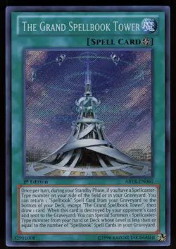 The Grand Spellbook Tower ABYR-EN060 Abyss Rising 1st Edition Yu-Gi-Oh - Image 1