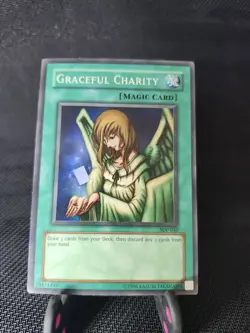 Yugioh Graceful Charity SDP-040 Super Rare Holo - Image 1