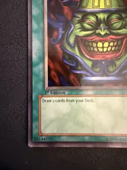 Konami Yu-Gi-Oh! Pot of Greed SD1-EN015 Dragon's Roar 1st Edition Spell - Image 2