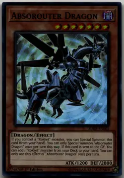 Absorouter Dragon Super Rare Structure Deck: Rokket Revolt SDRR-EN005 LP - Image 1