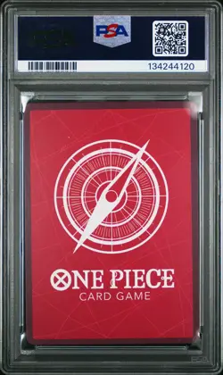 2022 ONE PIECE OP01-ROMANCE DAWN ALTERNATE ART #091 KING PSA 9 - Image 2