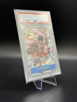 2025 ONE PIECE OP11-118 MONKEY D LUFFY MANGA ALT ART English PSA 10 GEM MINT - Image 2