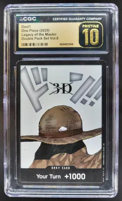 2025 ONE PIECE CCG DON!! LEGACY OF THE MASTER CGC 10 PRISTINE A PT - Image 1