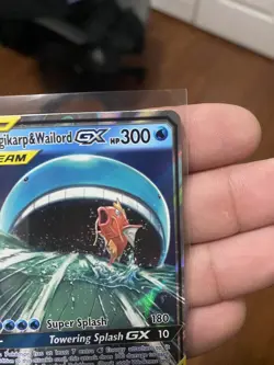 Magikarp & Wailord GX SM166 Pokemon Promo Sun & Moon Tag Team - Image 2