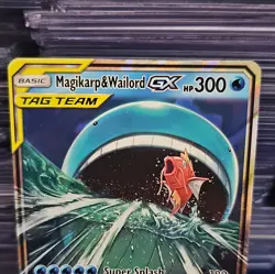 Magikarp & Wailord GX - SM166 - Sun and Moon Promo - Pokemon TCG - LP 2019 - Image 2
