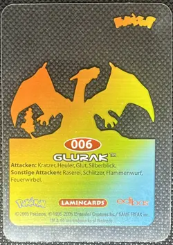 Pokemon - Lamincards - Edibas / 2005 - 2006 / Deutsch / Glurak Bisaflor Tortok - Image 3