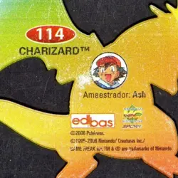 CHARIZARD 🔥🔥🔥 #114 POKEMON LAMINCARD COLLECTION 2006 EDIBAS 🔥🔥🔥 SCRATCHES - Image 4