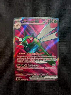 Yanmega ex 206/182 Sv10: Destined Rivals Pokemon Tcg NM/M Full Art Holo - Image 1