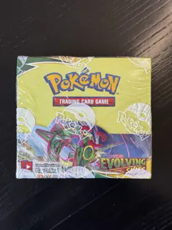 Pokemon TCG Sword & Shield Evolving Skies Booster Box English Factory SEALED - Image 2