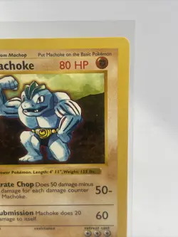 NEAR MINT! Shadowless Machoke (34/102) Base Set Pokemon Card, WOTC 1999 - Image 4
