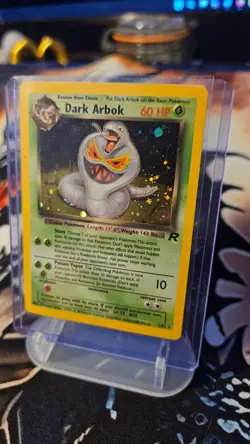 Dark Arbok 2/82 Holo Rare Team Rocket Vintage Card WOTC Pokemon TCG - Image 1