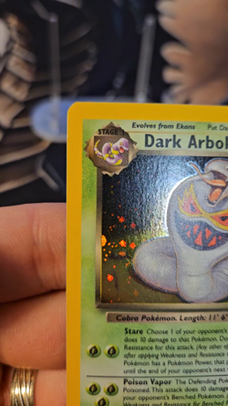 Dark Arbok 2/82 Holo Rare Team Rocket Vintage Card WOTC Pokemon TCG - Image 2