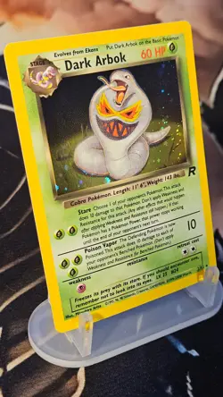 Dark Arbok 2/82 Holo Rare Team Rocket Vintage Card WOTC Pokemon TCG - Image 4