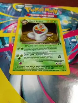Pokemon Dark Arbok Holo Rare Card 2/82 Team Rocket 1999 WOTC TCG Vintage - Image 3