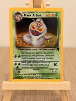 Pokemon Dark Arbok Holo Rare TCG Card WOTC Team Rocket 2/82 - Image 1