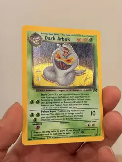 Pokemon Dark Arbok Holo Rare TCG Card WOTC Team Rocket 2/82 - Image 3