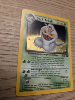 Pokemon Dark Arbok Holo Rare TCG Card 2/82 Team Rocket Series - Image 4