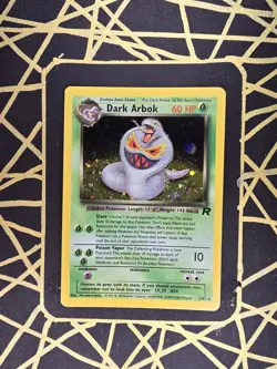 🔥 Dark Arbok 2/82 🔥 Original Holo Rare Team Rocket Set Pokemon Card WOTC TCG - Image 1