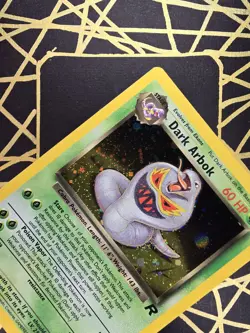 🔥 Dark Arbok 2/82 🔥 Original Holo Rare Team Rocket Set Pokemon Card WOTC TCG - Image 5