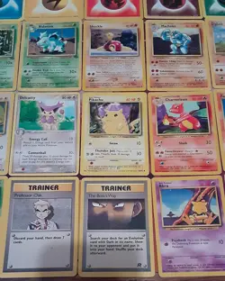 Lot of 35 Damaged/Moderate Played Vintage Pokemon Cards 1999-2004 WOTC Base Set* - Image 4
