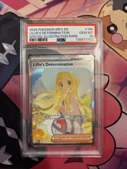 PSA 10 Lillie's Determination 184/132: Mega Evolution Holo SIR - Image 1