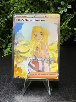 Lillie's Determination 184/132 Pokemon Mega Evolution SAR - GRADABLE - Image 2