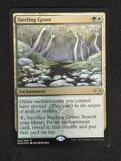 1x MTG Sterling Grove (Foil Etched) - Modern Horizons 2 (MH2) #293 - Magic - Image 1