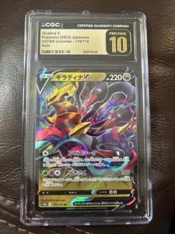 Giratina V 2022 Japanese VSTAR Universe #110 Holo CGC Pristine 10 Pokemon TCG - Image 1