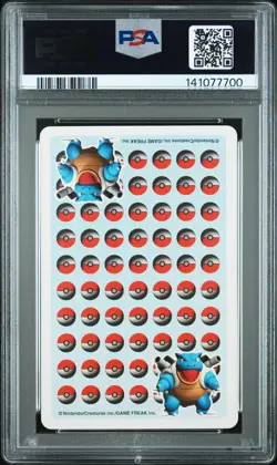 1998 POKEMON STADIUM BLUE VERSION PLAYING CARDS KING OF CLUBS GENGAR PSA 10 - Image 2