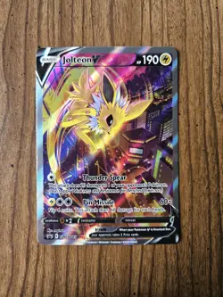 Jolteon V SWSH183 SWSH: Sword & Shield Promo Cards Holo NM - Image 2