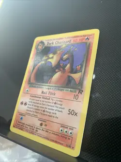 Pokemon TCG Dark Charizard 21/82 Rocket Non-Holo Rare Card LP Ken Sugimori - Image 2
