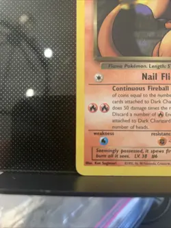 Pokemon TCG Dark Charizard 21/82 Rocket Non-Holo Rare Card LP Ken Sugimori - Image 5