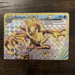 Golduck BREAK 18/122 2016 XY Breakpoint Pokemon Card Ultra Rare Holo LP - Image 1