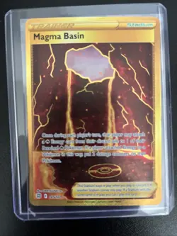 Pokemon TCG Magma Basin Brilliant Stars Holo Card 185/172 Secret Rare - Image 2