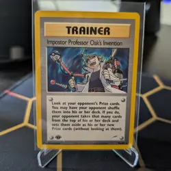 Pokemon TCG Imposter Professor Oak's Invention 94/105 Rare Card Neo Destiny LP - Image 1