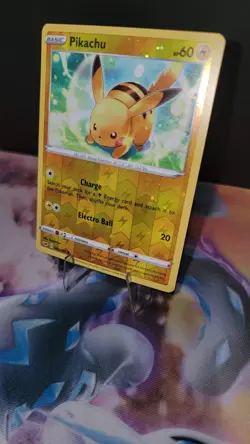 Pikachu Card Reverse Cosmos Holo 065/202 LP PROMO Pokemon TCG - Image 2