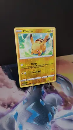 Pikachu Card Reverse Cosmos Holo 065/202 LP PROMO Pokemon TCG - Image 3