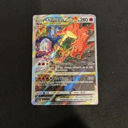 Pokemon TCG Charizard VSTAR SWSH262 Holo Black Star Promo Card NM - Image 1