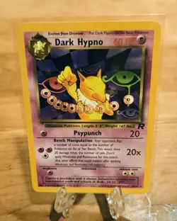 Dark Hypno 26/82 Team Rocket Pokemon Card Non Holo WOTC NM - Image 3